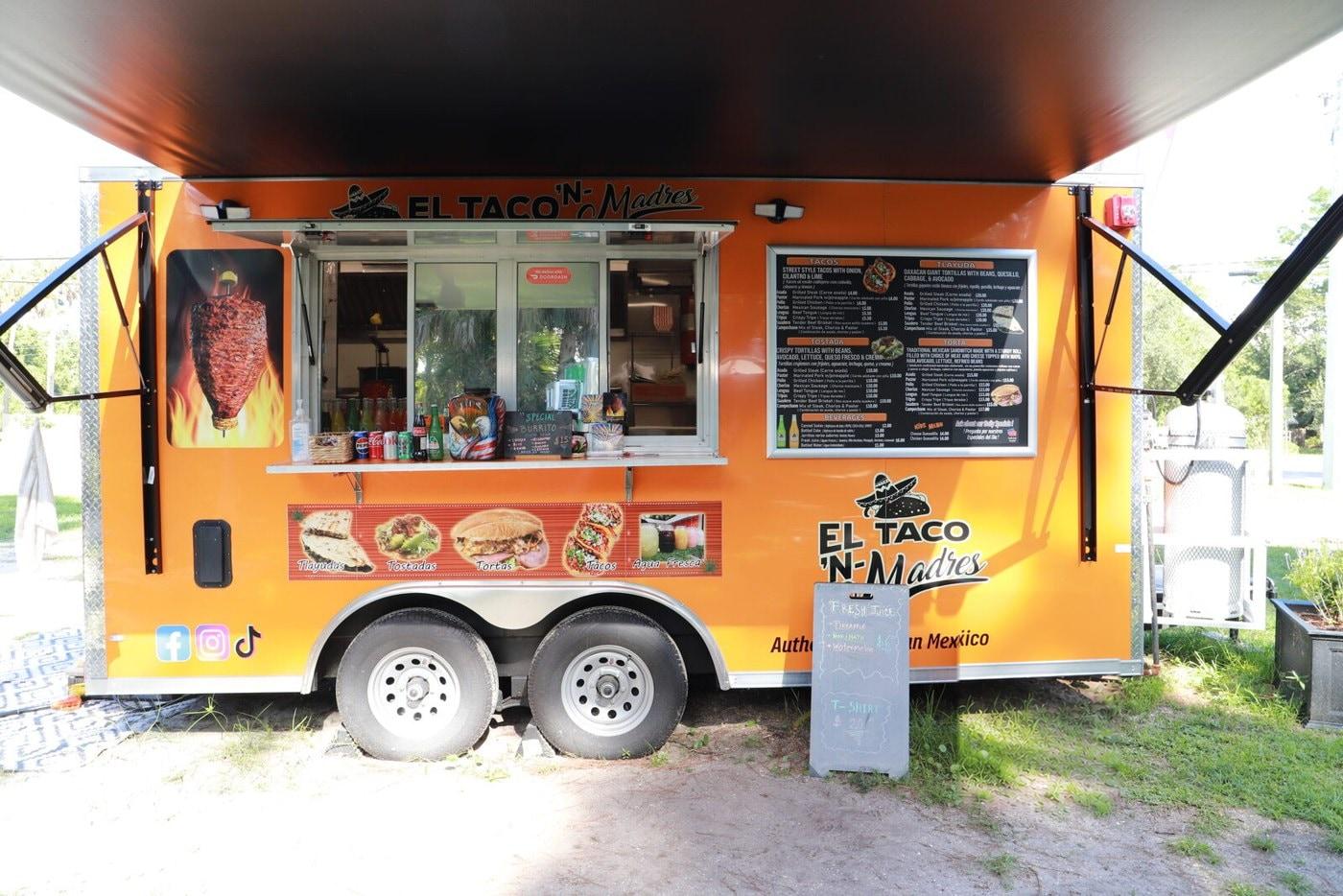 El Taco’n Madres food truck at The Outpost in St. Augustine